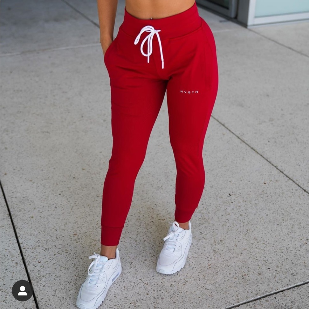 NVGTN Red Joggers